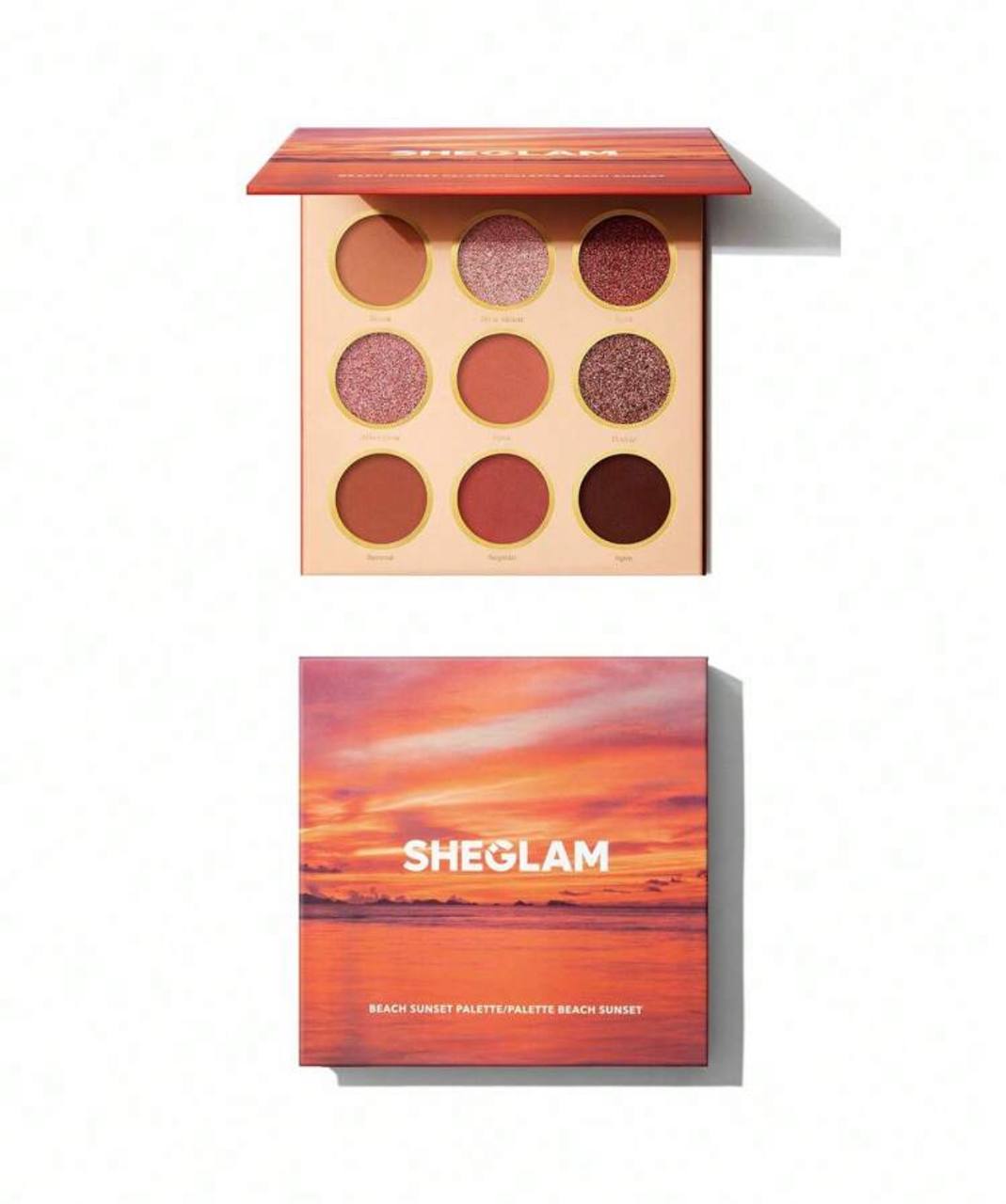 پالت سایه چشم شیگلم 9 رنگ مدل Beach Sunset