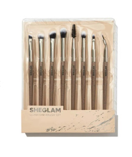 ست براش چشم و صورت حرفهای 8 عددشیگلم مدل Glam Fam