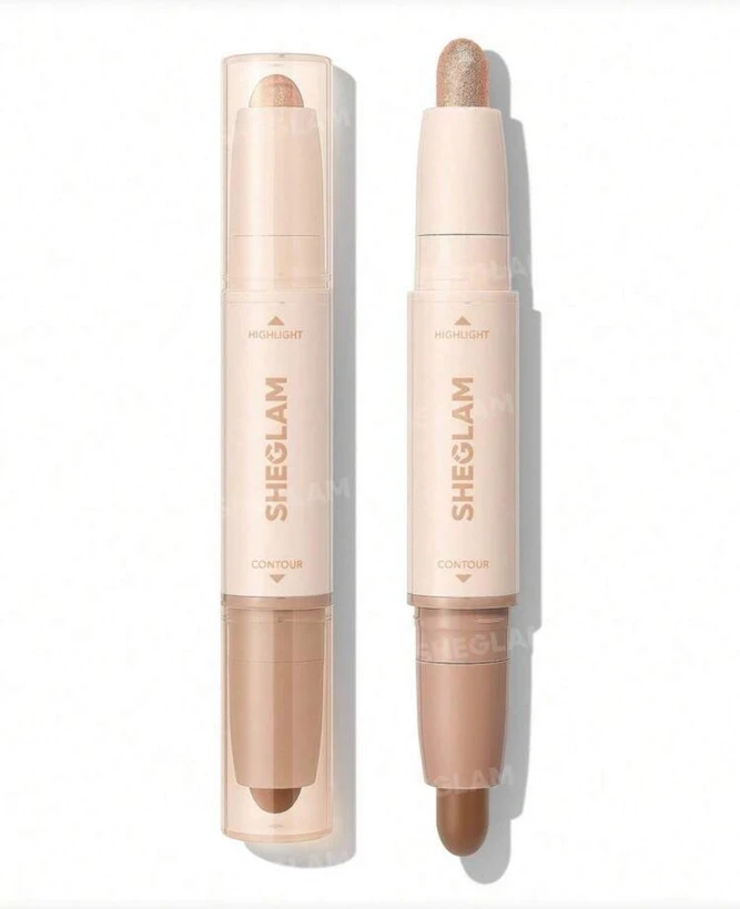 کانتور و هایلایترشیگلم مدل استیکی دوطرفه مدل Brown Sugar | 2in1 Contour & Highlight Stick
