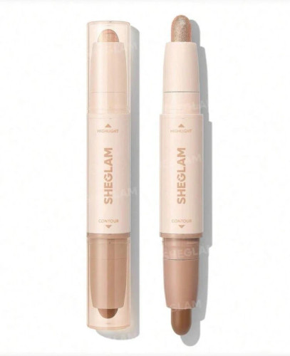 کانتور و هایلایترشیگلم مدل استیکی دوطرفه مدل Brown Sugar | 2in1 Contour & Highlight Stick