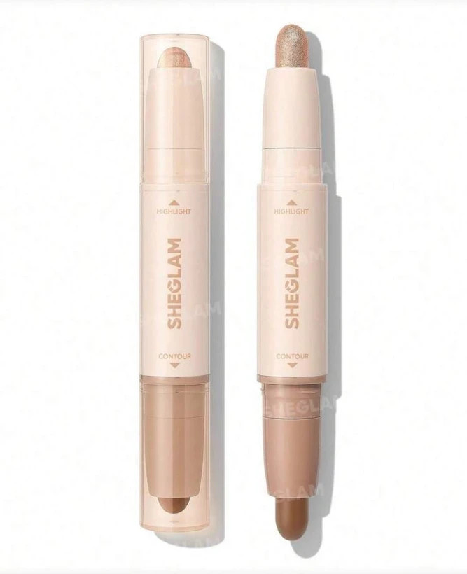 کانتور و هایلایترشیگلم مدل استیکی دوطرفه مدل Brown Sugar | 2in1 Contour & Highlight Stick