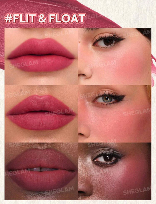 رژ لب و رژگونه ازشیگلم Air Plush Flit & Float 029 اصل | Lip & Cheek Cream 2 در 1