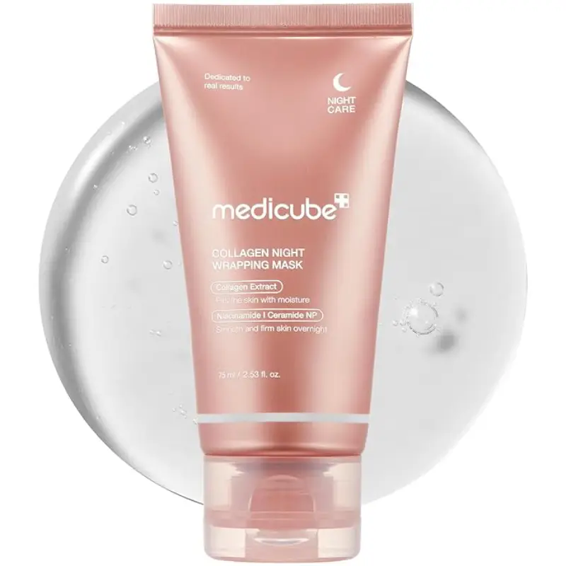 ماسک شب کلاژن مدیکیوب Medicube Collagen Night Wrapping Mask | ماسک خواب لیفت و آبرسان