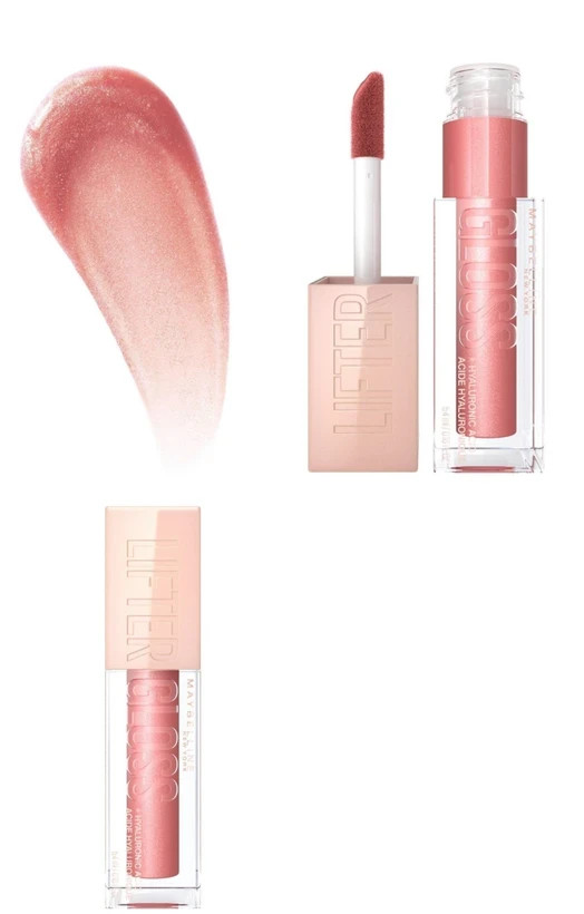 لیپ گلاس حجمدهنده برندمیبلین مدل Lifter Gloss رنگ 003 Moon | براقکننده و آبرسان لب