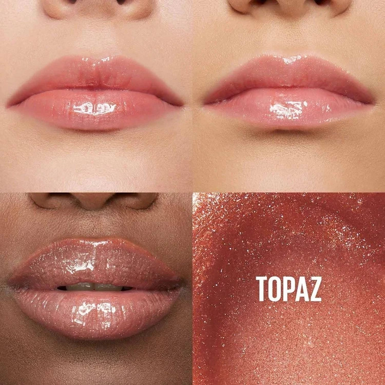 لیپ گلاس حجمدهنده برندمیبلین مدل Lifter Gloss رنگ 009 Topaz | براقکننده و آبرسان لب