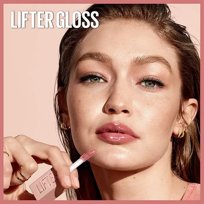 لیپ گلاس حجمدهنده برندمیبلین مدل Lifter Gloss رنگ 009 Topaz | براقکننده و آبرسان لب