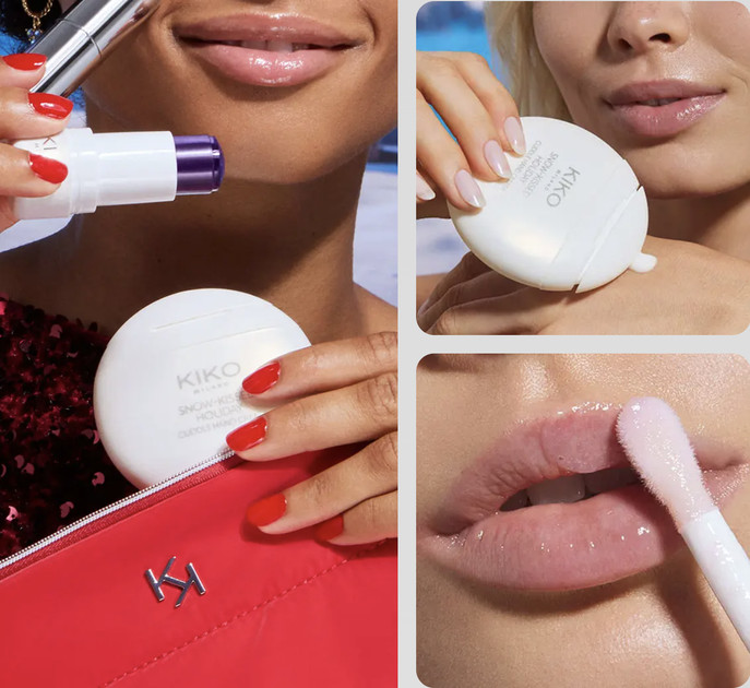 ست هدیه KIKOSnow-Kissed Holiday | کرم دست، استیک ضدآفتاب SPF50 و ماسک لب