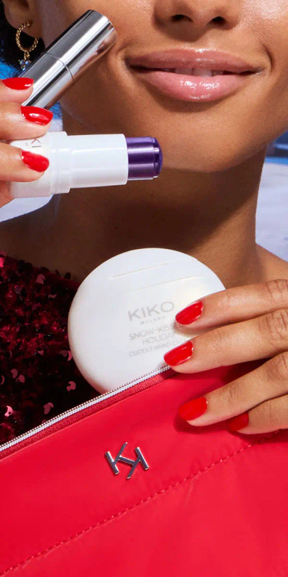 ست هدیه KIKOSnow-Kissed Holiday | کرم دست، استیک ضدآفتاب SPF50 و ماسک لب